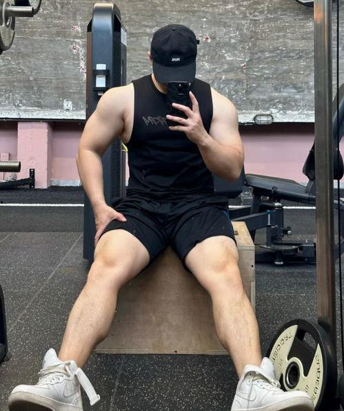 男生粗腿图片,健康与时尚的完美融合